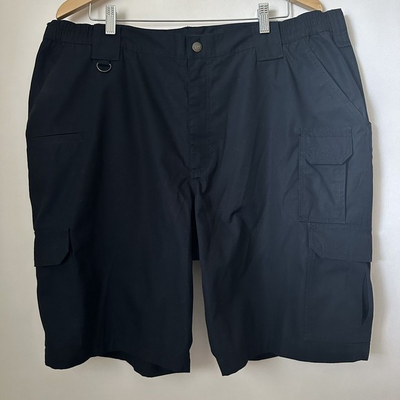 5.11 Tactical Shorts 51 Tactical Mens Blue Cotton Canvas Cargo